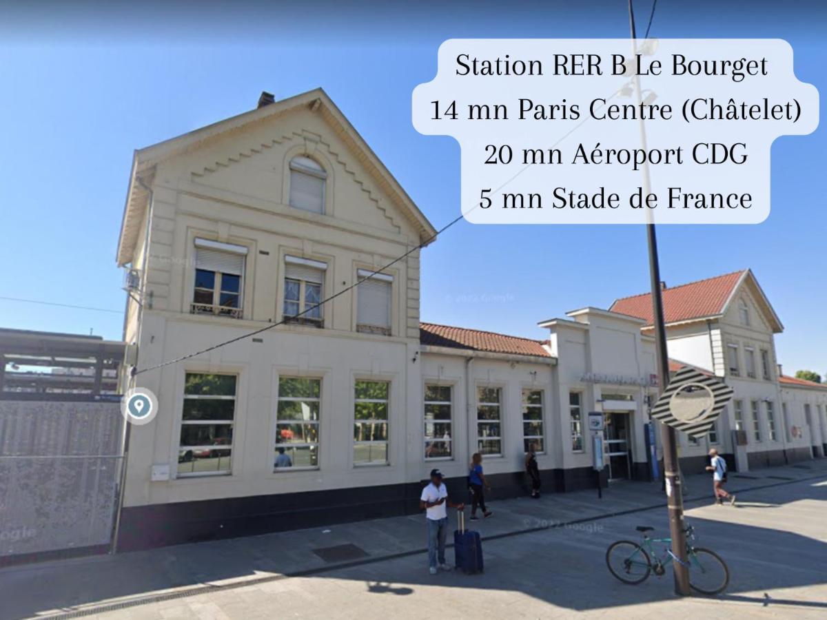 Disponible - Appartement Entier - 10Mn Rer B Aeroport Cdg - Paris Gare Du Nord, T11 Express, Le Bourget, Tout Equipe, Netflix Gratuit, 3 Personnes, 4Eme Etage, Escaliers, Parc Des Expositions, Parking Rue Gratuit Apres 19H Drancy Bagian luar foto